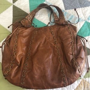 Beautiful brown leather boho Kooba bag
